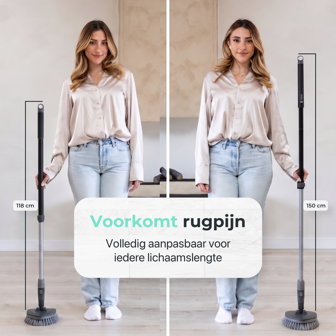 CLEANLY Schrobber met Steel 3 in 1 set