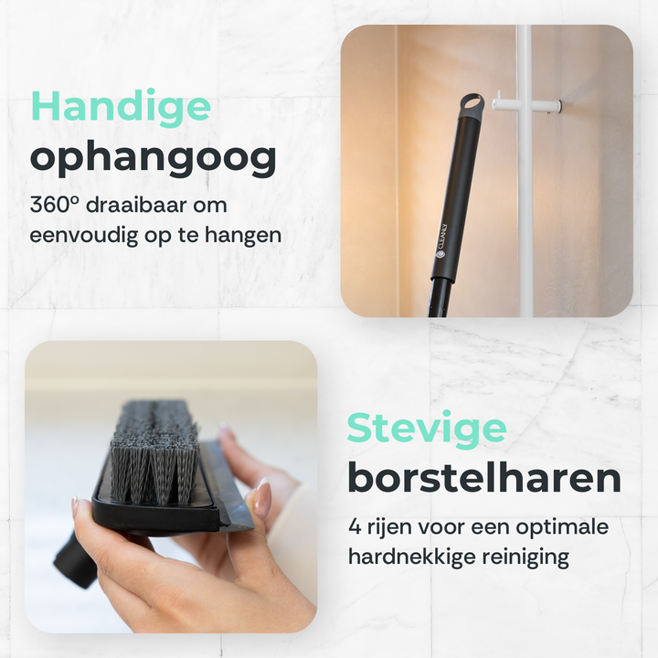 CLEANLY Schrobber en Vloertrekker met Steel