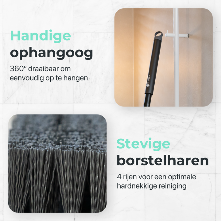 CLEANLY Schrobber met Steel 3 in 1 set
