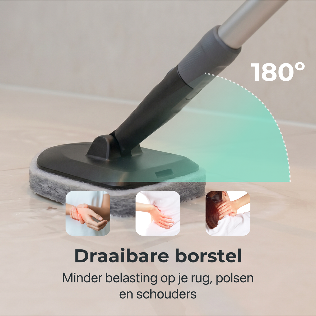 CLEANLY Schrobber met Steel 3 in 1 set