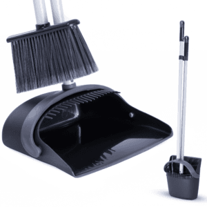 CLEANLY Stoffer en Blik met Steel