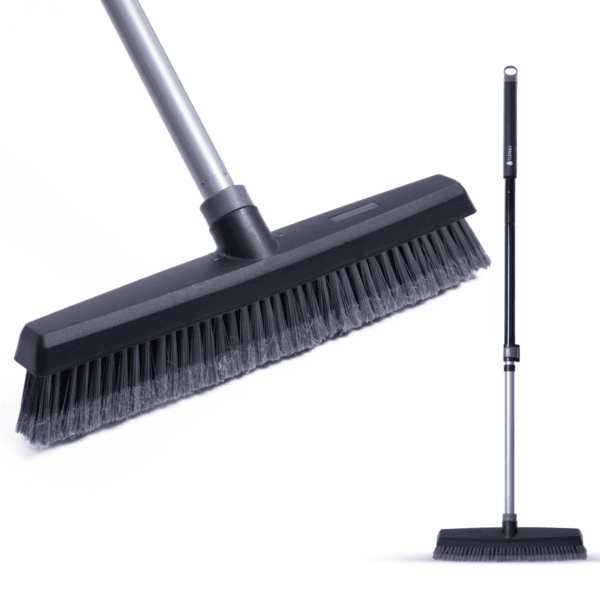 CLEANLY Bezem met Telescopische Steel