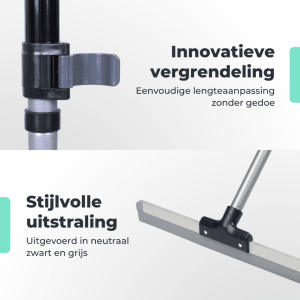 CLEANLY Vloertrekker met Rubberen Rand - Afbeelding 9