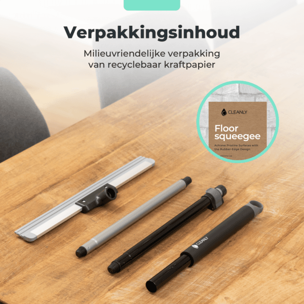 CLEANLY Vloertrekker met Rubberen Rand - Afbeelding 3