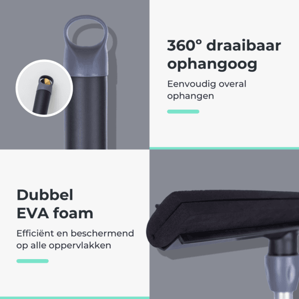 CLEANLY Vloertrekker met Dubbel EVA-Foam - Afbeelding 4