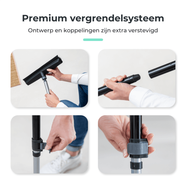 CLEANLY Rubberen Bezem met Telescopische Steel - Afbeelding 5