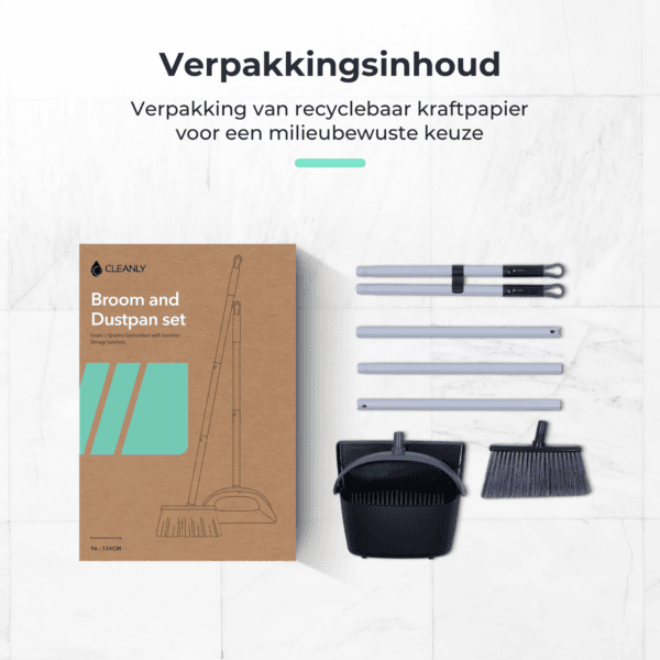 CLEANLY Stoffer en Blik met Steel - Afbeelding 7
