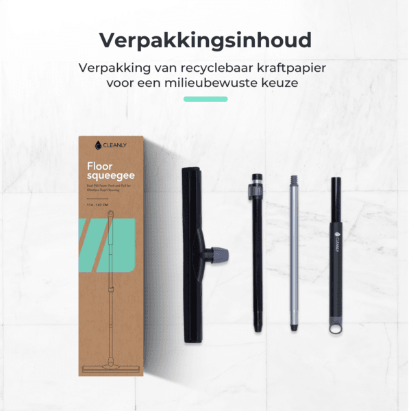 CLEANLY Vloertrekker met Dubbel EVA-Foam - Afbeelding 7