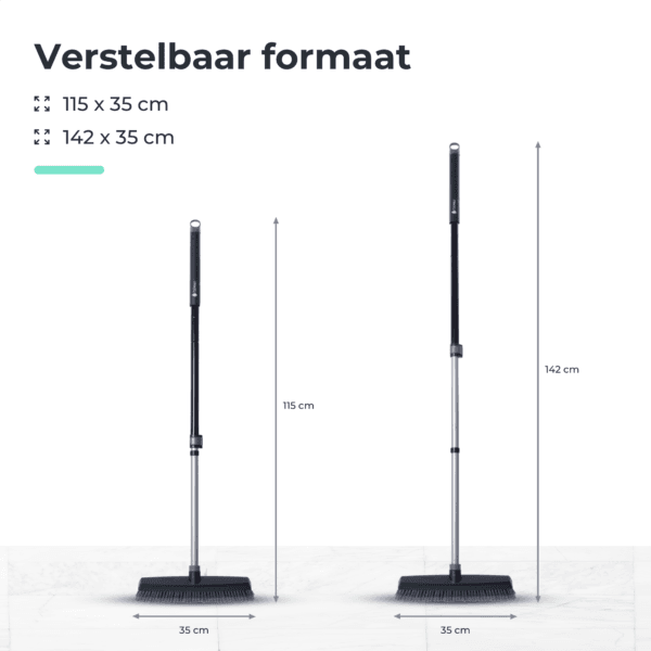 CLEANLY Bezem met Telescopische Steel - Afbeelding 8