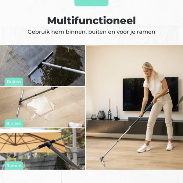CLEANLY Vloertrekker met Rubberen Rand - Afbeelding 8